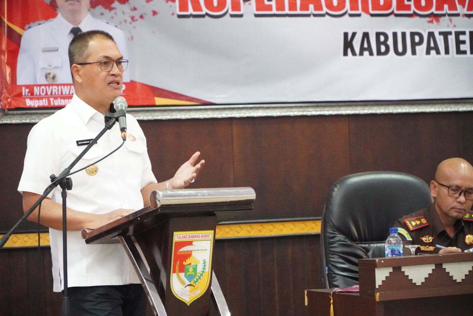 Perkuat Sinergi Program Nasional, Bupati Tubaba Buka Rakor Koperasi Desa/Kelurahan Merah Putih