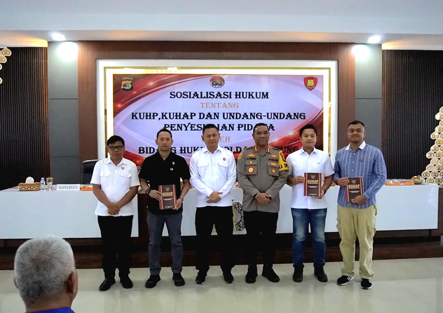 Sosialisasi KUHP Baru, Kabidkum Polda Lampung: Jangan Gagal Paham Dengan Aturan Main Baru