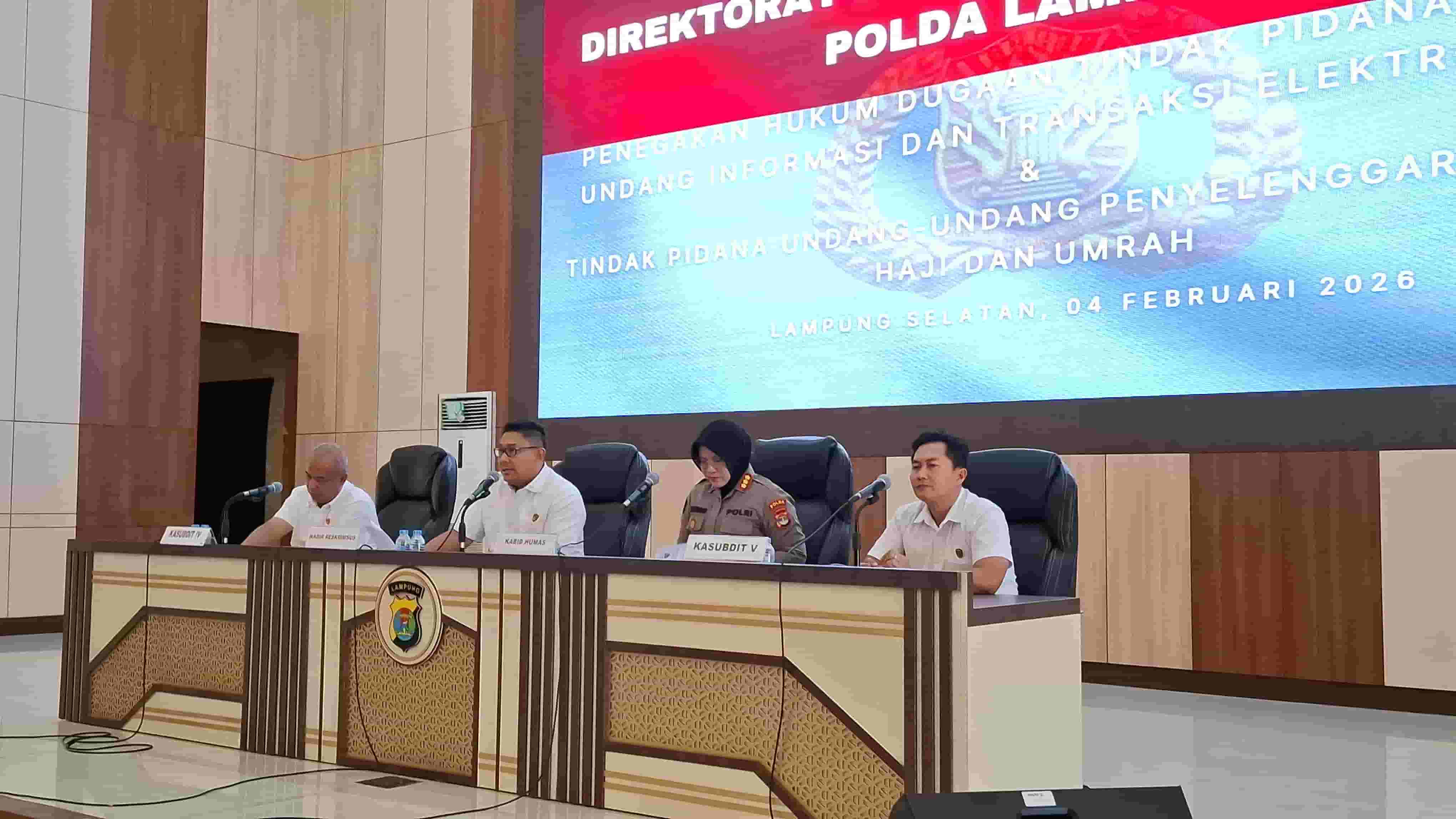 Polda Lampung Bongkar Umrah Fiktif di Lamteng, Suami Ditangkap, Istri Masuk DPO