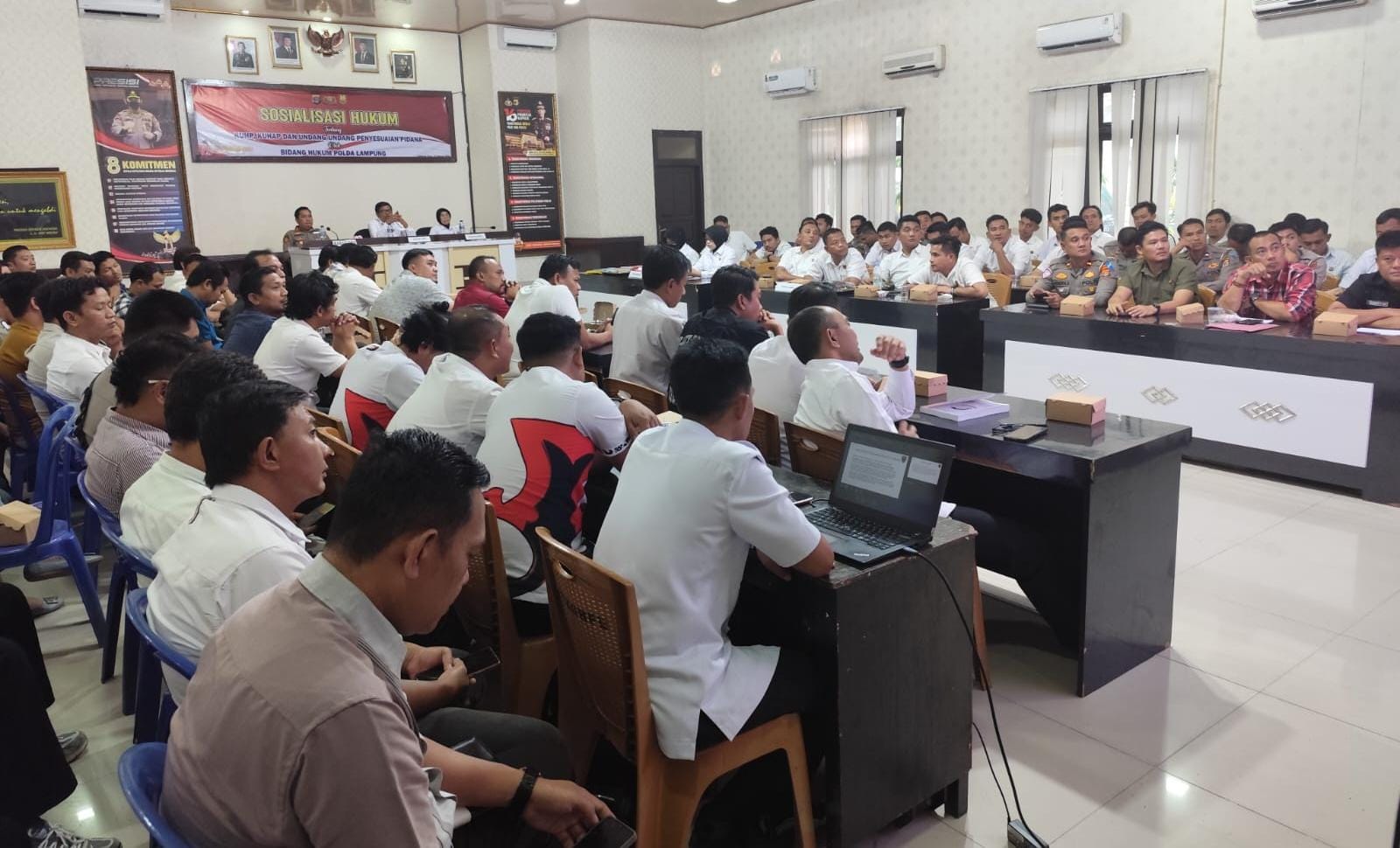 Sosialisasi KUHP-KUHAP di Polres Lampung Utara, Ada Pembahasan Soal Restorative Justice dan SP3