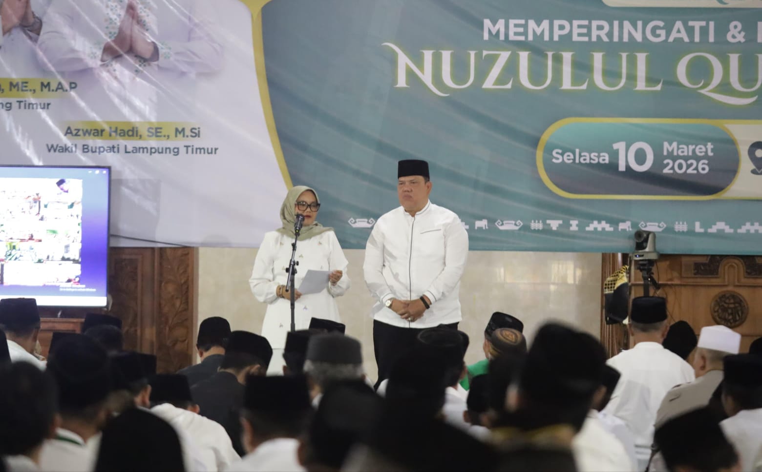 Lampung Timur Mengaji, Khataman Al Qur’an 100 Kali Serentak di Seluruh Kecamatan