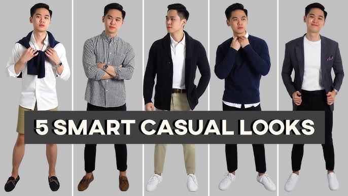 Simpel dan Kekinian, 5 Deretan Outfit Smart Casual Pria, Cocok Dikenakan Saat Nongkrong!