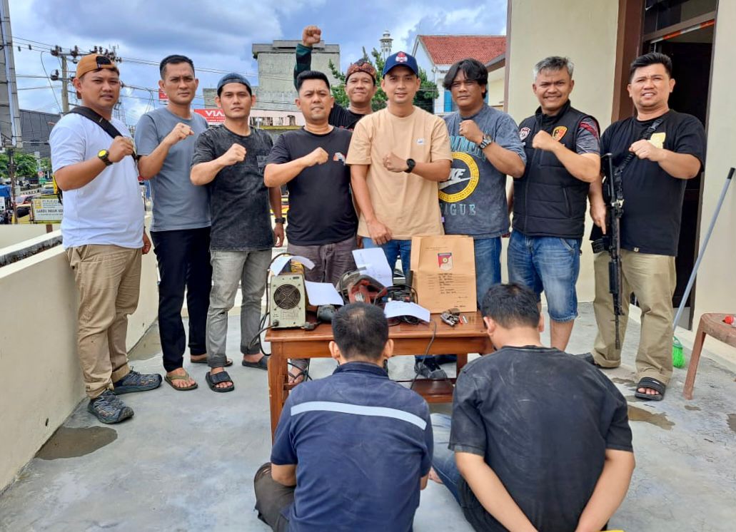 Operasi Senyap Polisi Bongkar Dapur Senpira Ilegal di Lampung Tengah, Dua Terduga Pelaku Diamankan