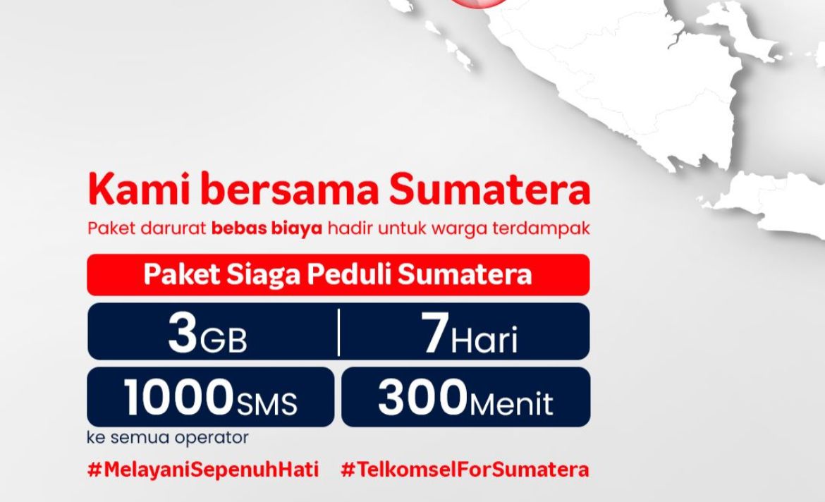 Telkomsel Pulihkan Ribuan Site Wilayah Pascabencana, Akhirnya Komunikasi Warga Kembali Normal