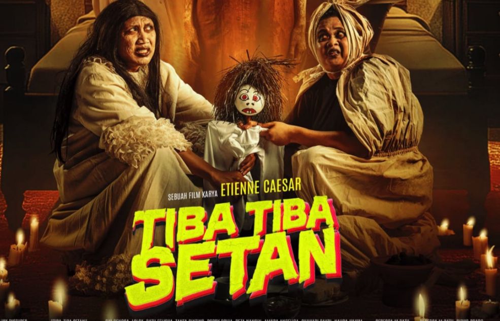 Poster Film Tiba-Tiba Setan Resmi Dirilis, Horor Komedi Resmi Tayang 16 April 2026 Mendatang!