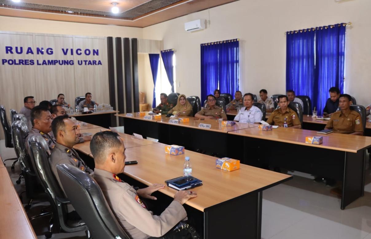 El Nino Mengintai, Polres Lampura Perkuat Sinergi Lintas Instansi Hadapi Krisis Air dan Karhutla