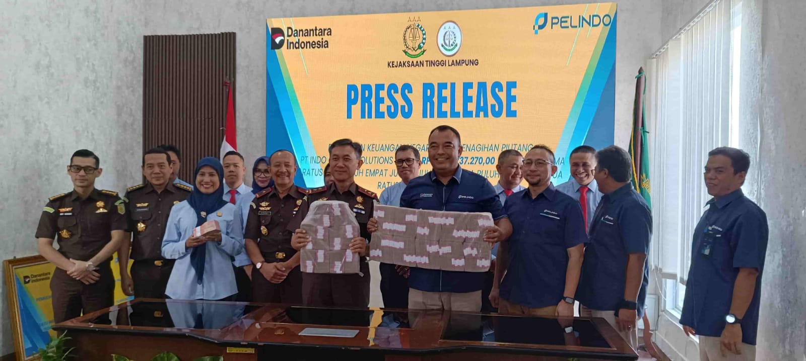 Kejati Lampung Pulihkan Rp1,5 Miliar Keuangan Negara dari Piutang PT Indo Energy Solution
