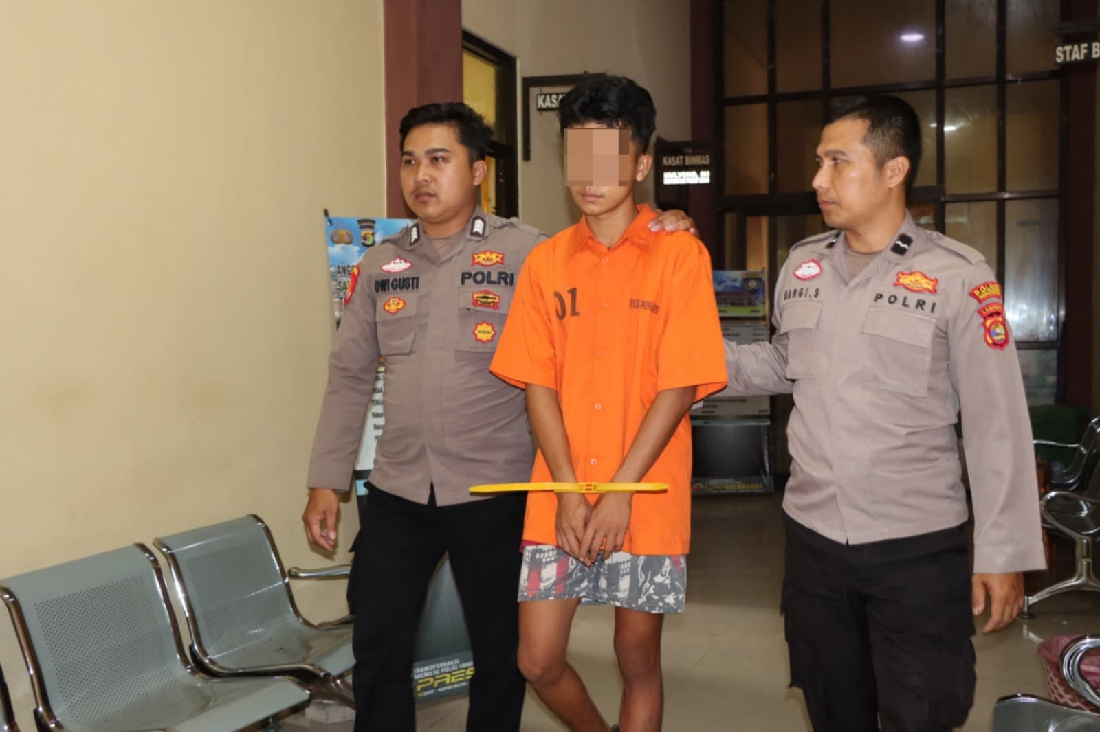 AF (19) diamankan Unit Perlindungan Perempuan dan Anak (PPA) Satreskrim Polres Pringsewu.