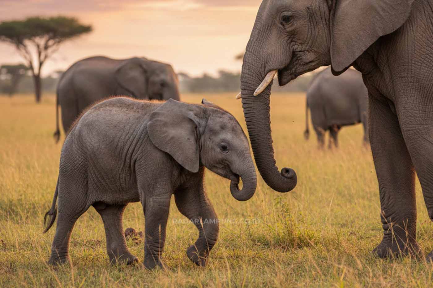 Bayi Gajah Betina Lahir di Way Kambas Jadi Sinyal Positif Populasi Gajah Sumatera