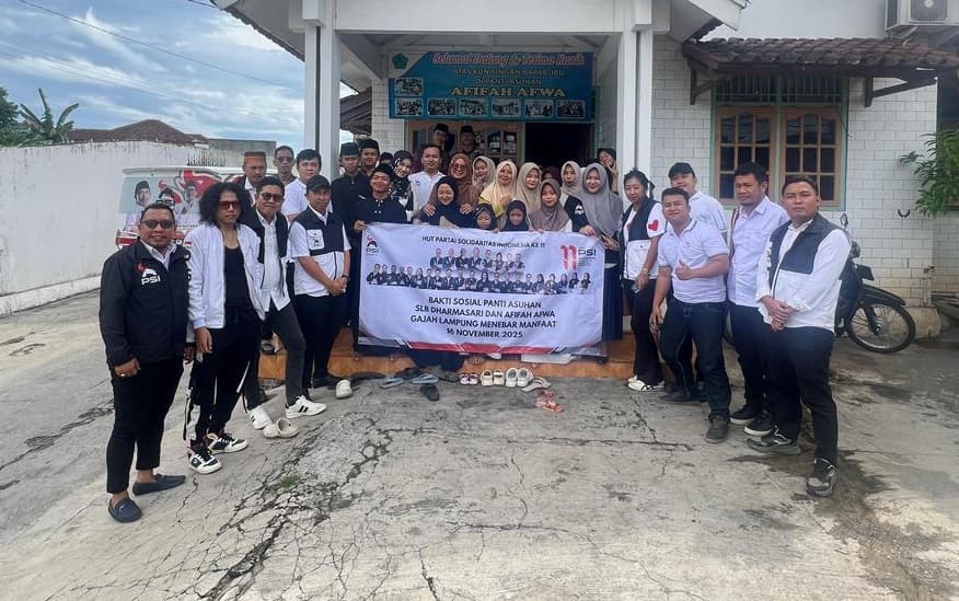 Usia ke-11 Jadi Titik Bangkit, PSI Lampung Gaungkan Semangat Udayah Navasaktih