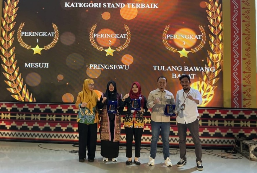 Kontingen Mesuji Unjuk Gigi di Fest Kreasi GTK 2025, Borong Penghargaan hingga Juara Stand Terbaik